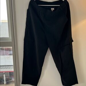a new day Black Women’s Linen Cargo Pants